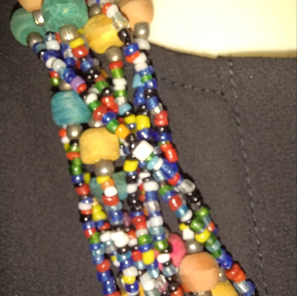 10 strand beaded necklace - Picture 3 of 4